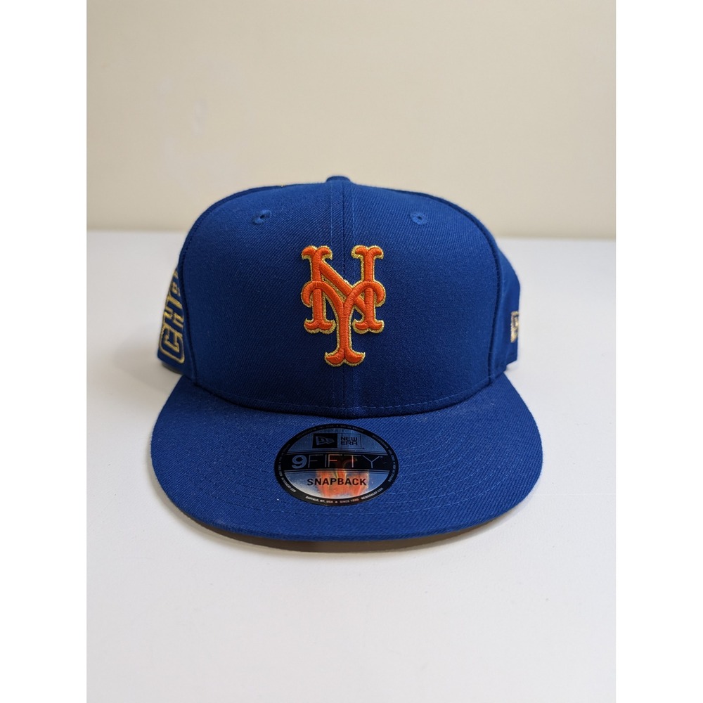 New Era New York Mets Snapback Mens OSFM Side‎ Patch 2X World Series Champion